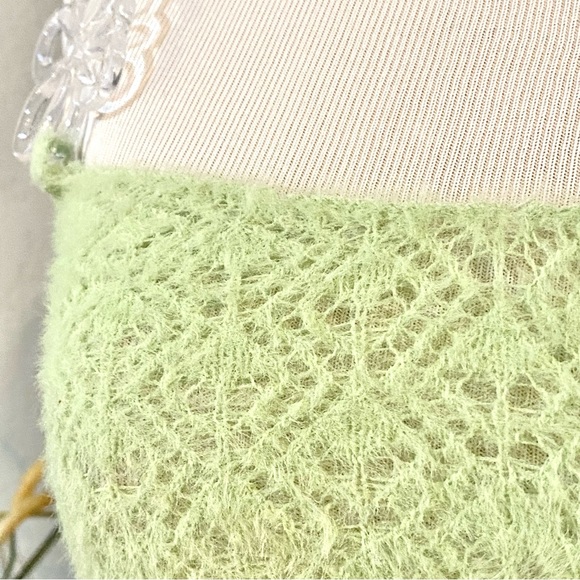 NWT For Love & Lemons Mirabel Crochet Bra Top, S - Picture 7 of 13